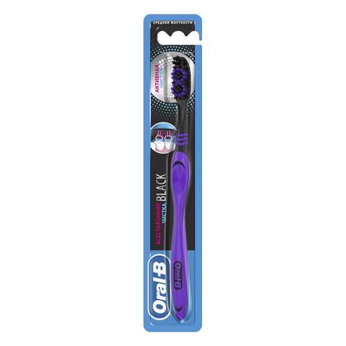 Зубная щетка Oral-B Neon Fresh Всесторонняя чистка BLACK Средней жесткости, 1 шт в Орифлейм