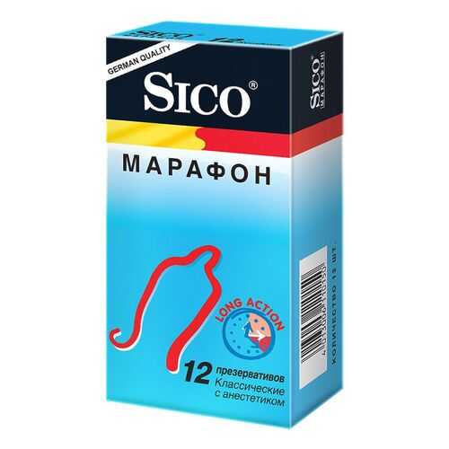 Презервативы Sico Марафон 12 шт. в Орифлейм