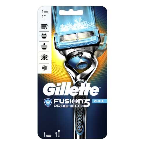 Мужская бритва Gillette Fusion5 ProShield Chill Бритва с 1 сменной кассетой в Орифлейм