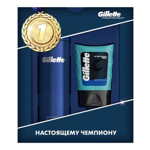 Набор Gillette Ultra Sensitive Гель для бритья+ Гель после бритья 75мл в Орифлейм