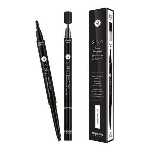 Карандаш-помадка для бровей Absolute New York 2 in 1 Brow Perfecter Natural Ebony в Орифлейм