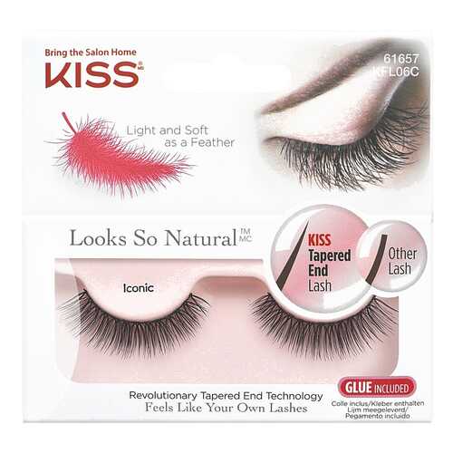 Накладные ресницы KISS Looks so Natural Eyelashes Iconic (KFL06C) 2 шт в Орифлейм