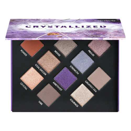 Тени для век CATRICE Crystallized Amethyst Eyeshadow Palette 010 Raise Up Your Voice в Орифлейм