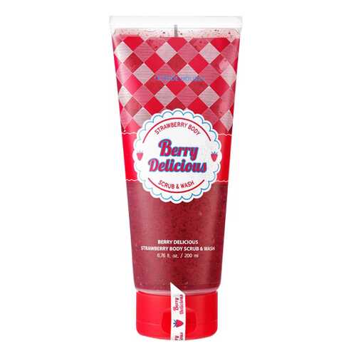 Скраб для тела Etude House Berry Delicious Strawberry Body Scrub & Wash 200 мл в Орифлейм