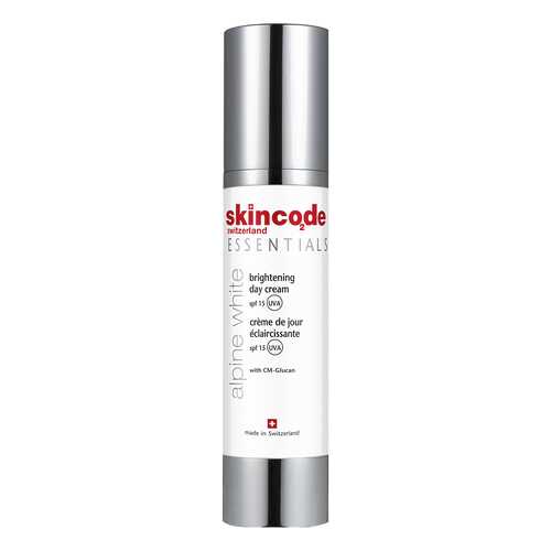 Крем для лица Skincode Essentials Alpine White Brightening Day Cream SPF15 50 мл в Орифлейм