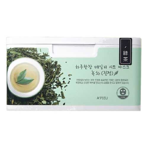 Маска для лица APieu Daily Sheet Mask Green Tea Soothing 350 г в Орифлейм