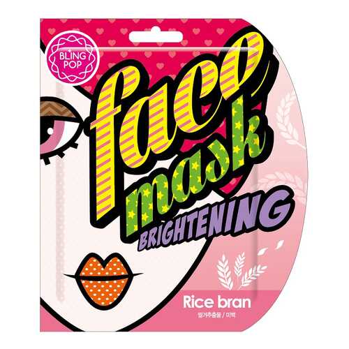 Маска для лица Bling pop Rice Bran Brightening Mask 25 мл в Орифлейм