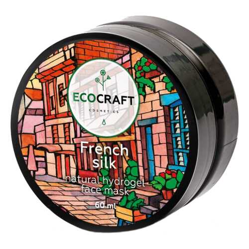 Маска для лица Ecocraft Natural Hydrogel Face Mask French silk 60 мл в Орифлейм