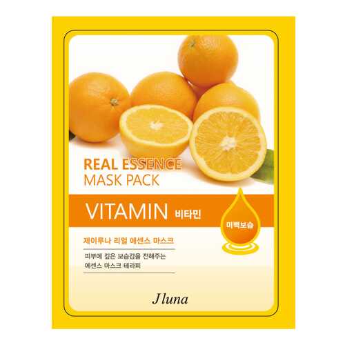 Маска для лица J Luna Real Essence Mask Pack Vitamin 25 мл в Орифлейм