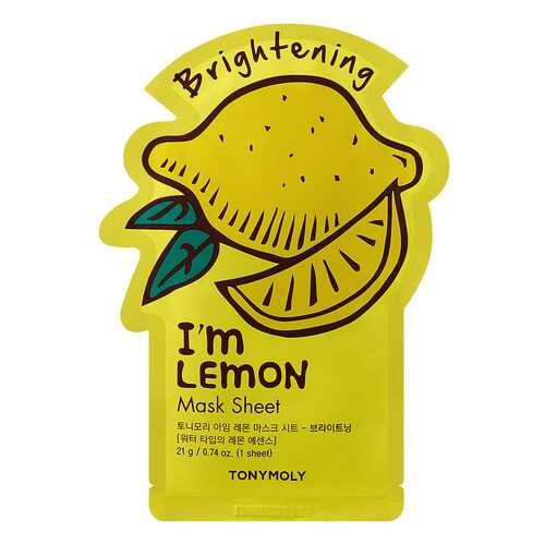 Маска для лица Tony Moly Im Real Lemon Mask Sheet 21 мл в Орифлейм