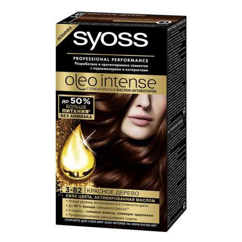 Краска для волос Syoss Oleo Intense 3-82 Красное дерево 50мл в Орифлейм